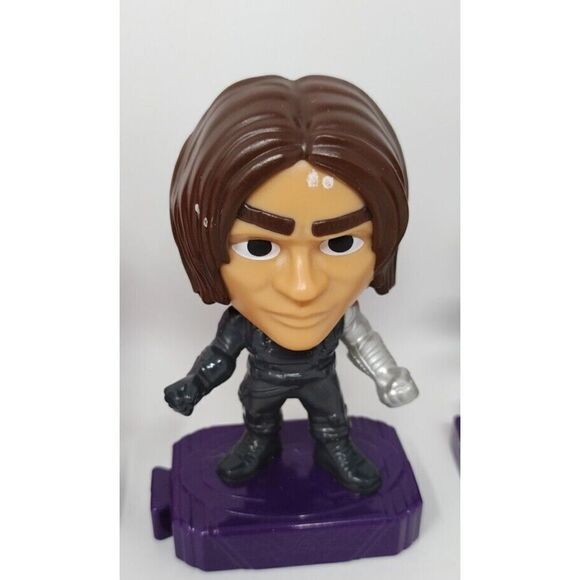 2019 Mcdonalds Toys Groot Hulk Iron Man Hulk Buster Bucky Falcon Korg Moving - Picture 5 of 7